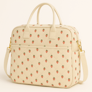 Cotton Corduroy Printed Fashion Women's Briefcase