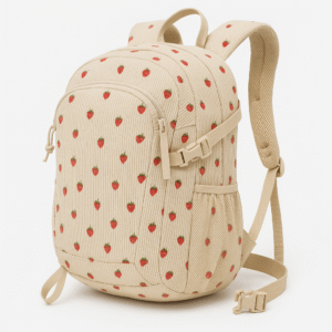 Cotton Corduroy Printed Professional Women's Hiking Backpack
