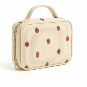 Cotton Corduroy Printed Exquisite Jewelry Storage Bag