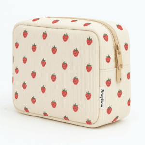 Cotton Corduroy Printed Exquisite Makeup Bag