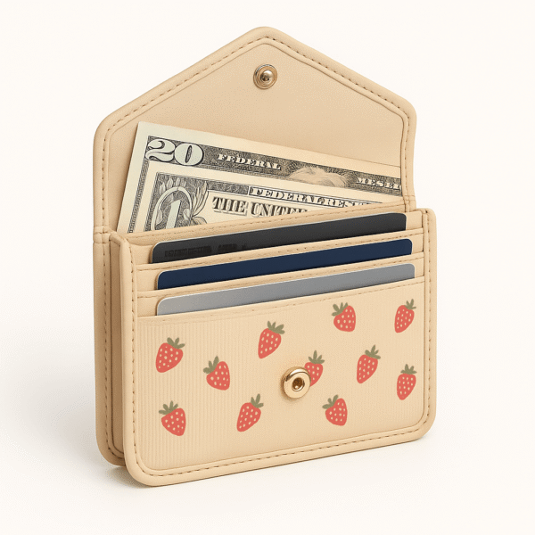 Cotton Corduroy Printed Exquisite Wallet - Image 3